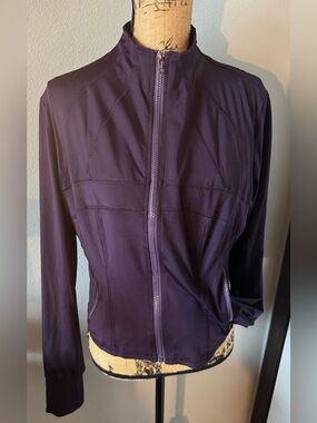 Women’s XXL Purple Zip-Front Active Jacket and Yoga flare pants